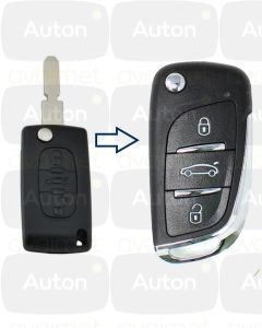 Kaukolukitusavain Citroen C4 Picasso/C4 Grand Picasso/C5 3-nappia (ASK,HU83)