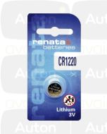 RENATA lithium paristo 3V CR1220 1 kpl Blister