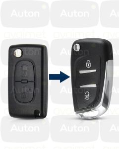 Kaukolukitusavain Citroen C3/DS3/Berlingo/Partner 2009+ 2-nappia (FSK) VA2