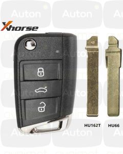 Kaukolukitusavain Volkswagen/Skoda/Seat 2013+ (MQB, Keyless Go) HU66/HU162 