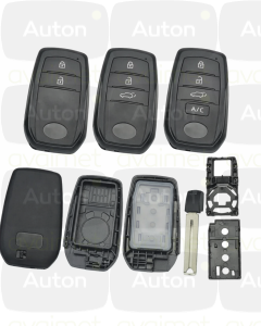 Kaukolukitusavaimen smart kuori Toyota smart avaimille OEM Style 