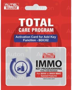 Autel BMW G sarja BDC02 Add-Key function (vuosilisenssi)