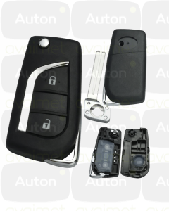 Kaukolukitusavaimen kuori Toyota Yaris 2020+, Aygo 2018+ (TOY48) 2-nappia