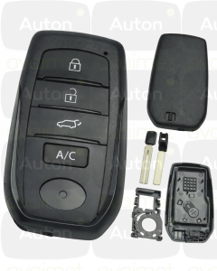 Kaukolukitusavaimen kuori Toyota smart avaimille (4-nappia) OEM Style