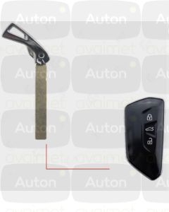 Hätäavain VW/Seat/Skoda (Keyless go) avaimeen 2019+