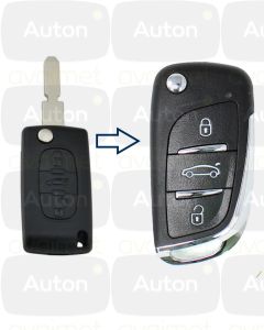 Kaukolukitusavain Peugeot 607 2005+ 3-nappia (ASK) NE78