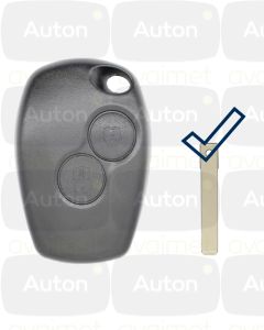 Kaukolukitusavainmen kuori Renault/Nissan/Fiat/Opel/Lada 2-nappia (pystyjyrsittäville avaimille)