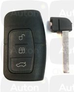 Keyless Go avaimen kuoret Ford C-Max/Focus/Kuga/Mondeo/S-Max 2007-2011